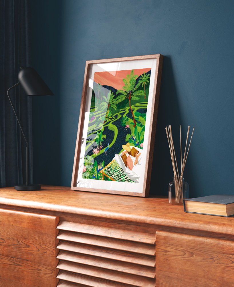 Bali with a View - Affiche