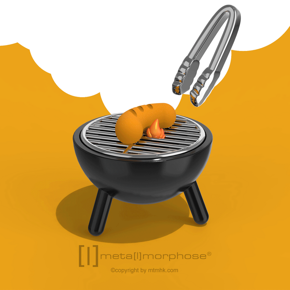 Sleutelhanger BBQ Saucisse