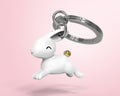 Porte Clés Lapin Joyeux