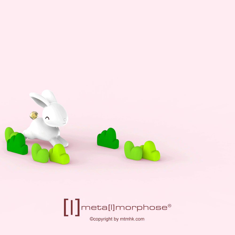 Porte Clés Lapin Joyeux