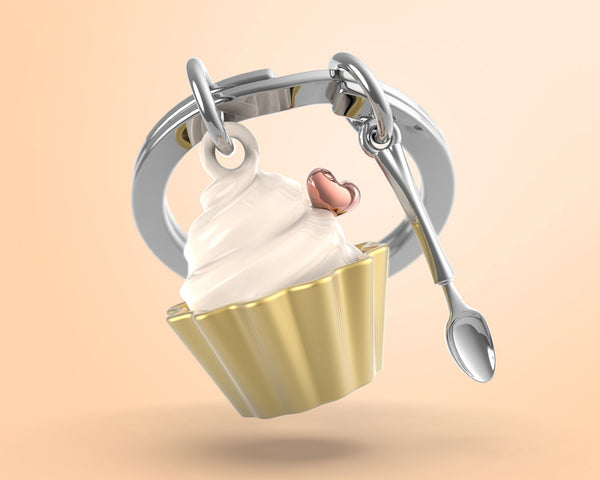 Portachiavi a forma di cupcake