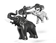 Portachiavi Elefante