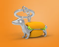Portachiavi Chien Hot Dog