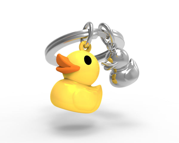 Portachiavi anatra gialla