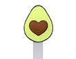 Segnalibro Avocado