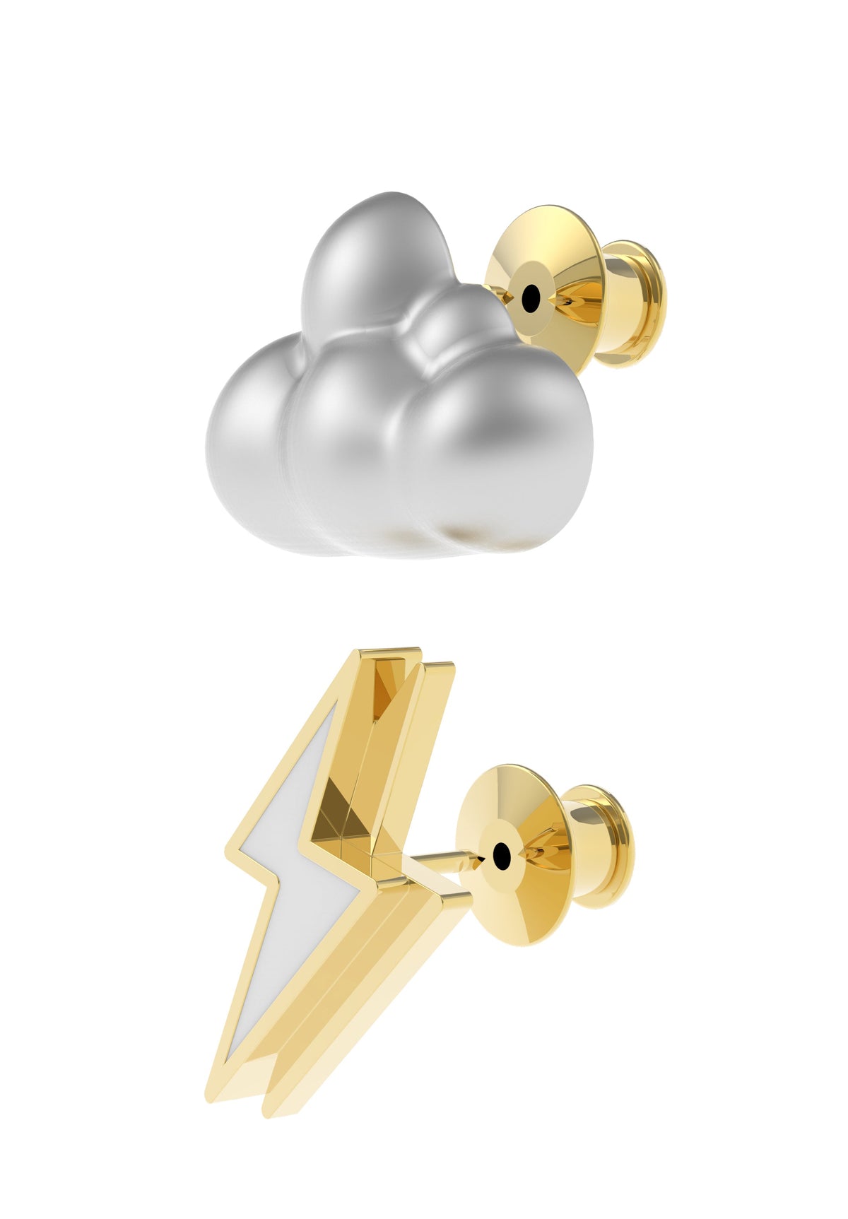 Pin's  Nuage et Eclair