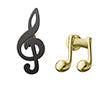 Pins Clave de Sol e Notas