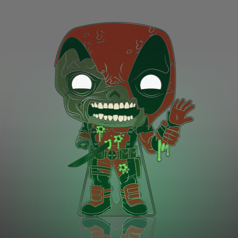 Pop! Pin Zombie Deadpool (Glow) 