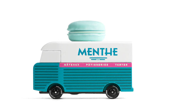 Furgone in legno Candycar World - Furgone Macaron alla menta