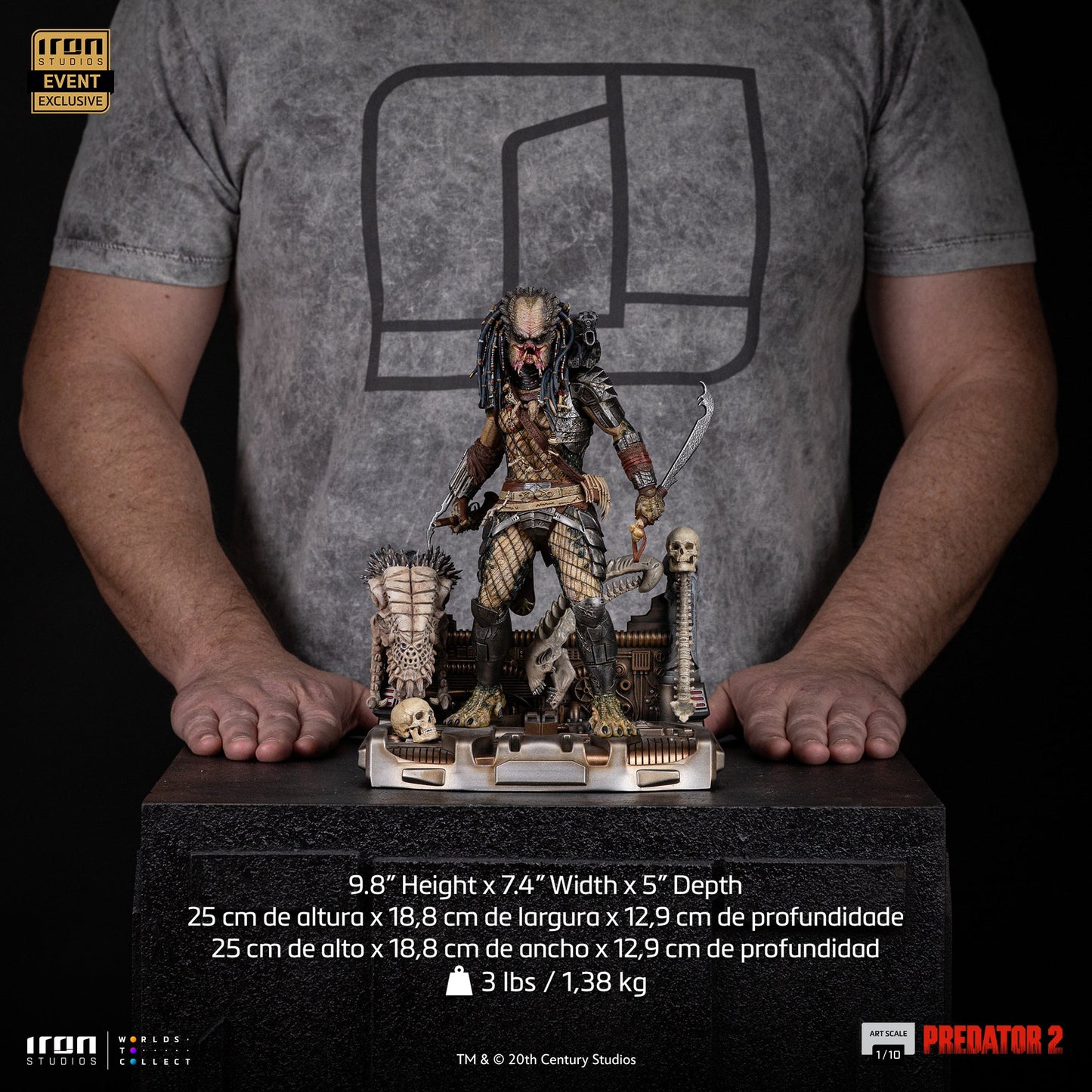 Statue Elder Predator (CCXP Event Exclusive 2025) - Predator 2 - Art Scale 1/10