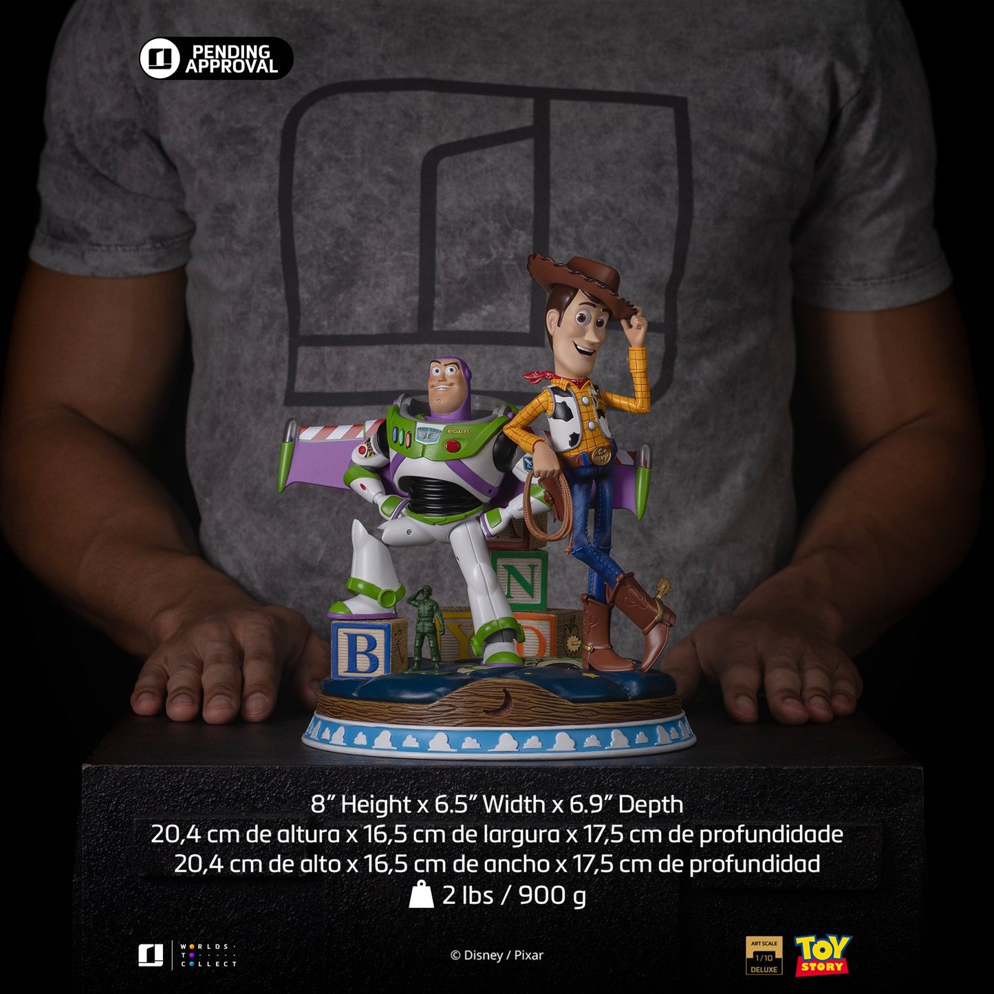 Statue Buzz & Woody - Toy Story - Deluxe Art Scale 1/10 - Disney Classics