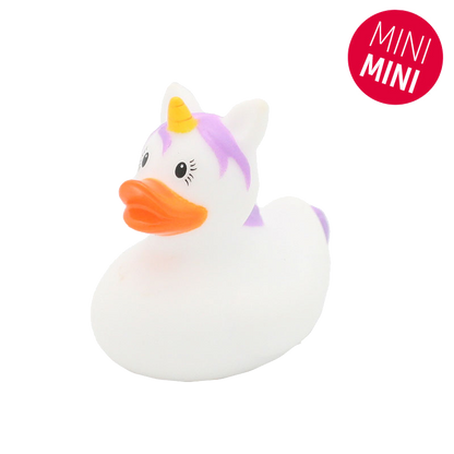 Mini white unicorn duck