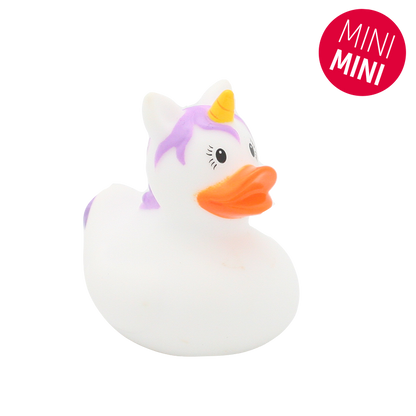 Mini Canard Licorne Blanche