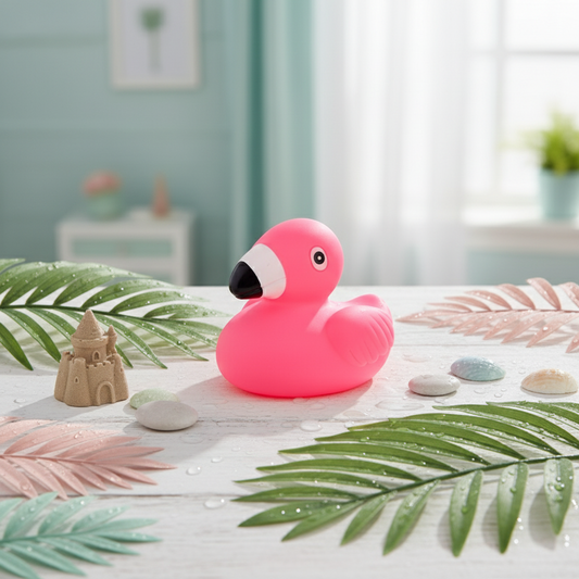 Flamant Rose de bain