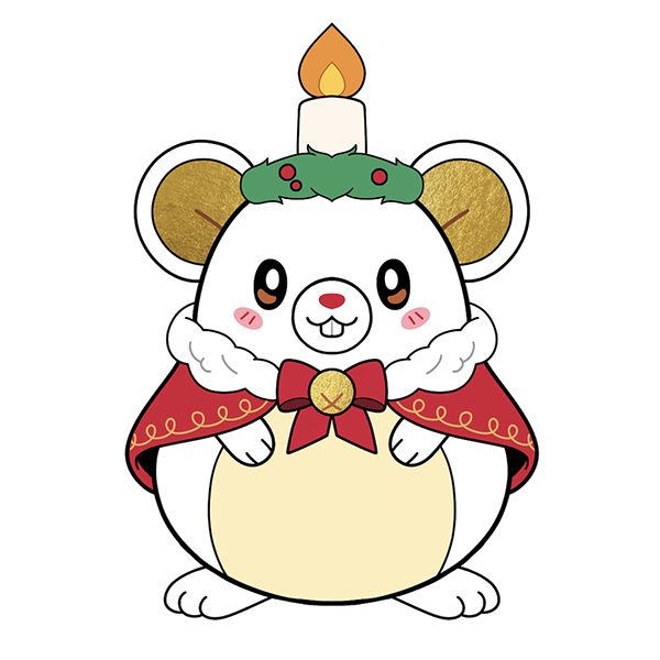 Peluche Mini Squishable – Souris de Noël