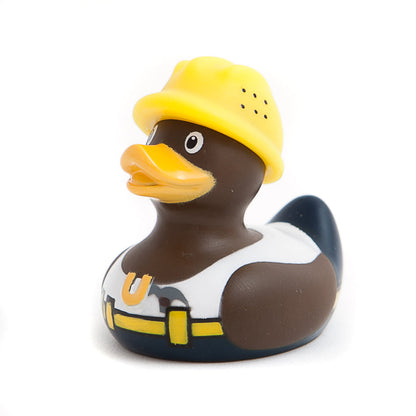 Mini trabajador de la construcción de patos