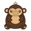 Peluche Mini Squishable – Bébé Singe