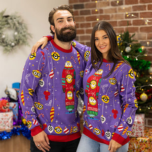 Weihnachtspullover Les Minions