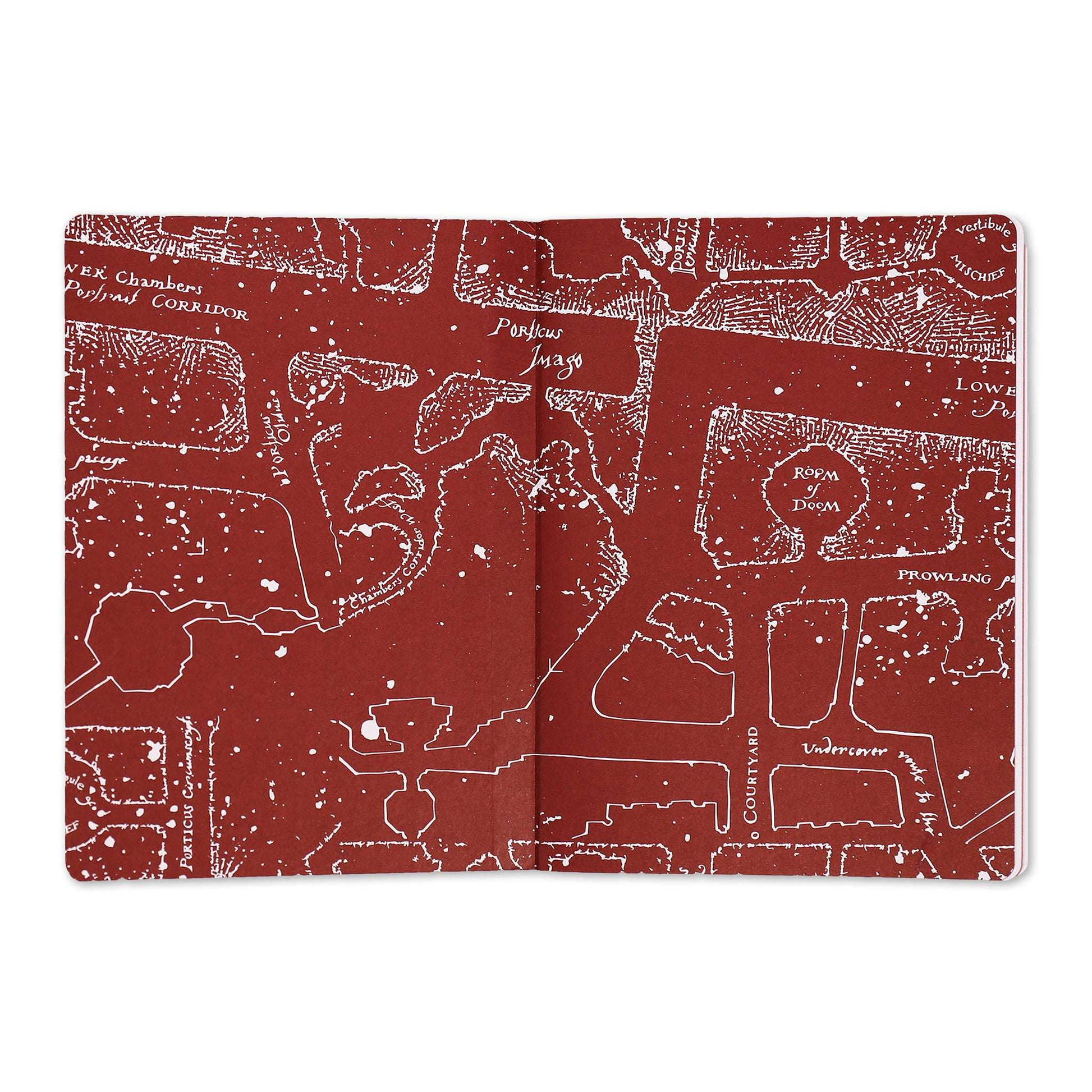 Carnet A5 souple Harry Potter - Carte du Maraudeur