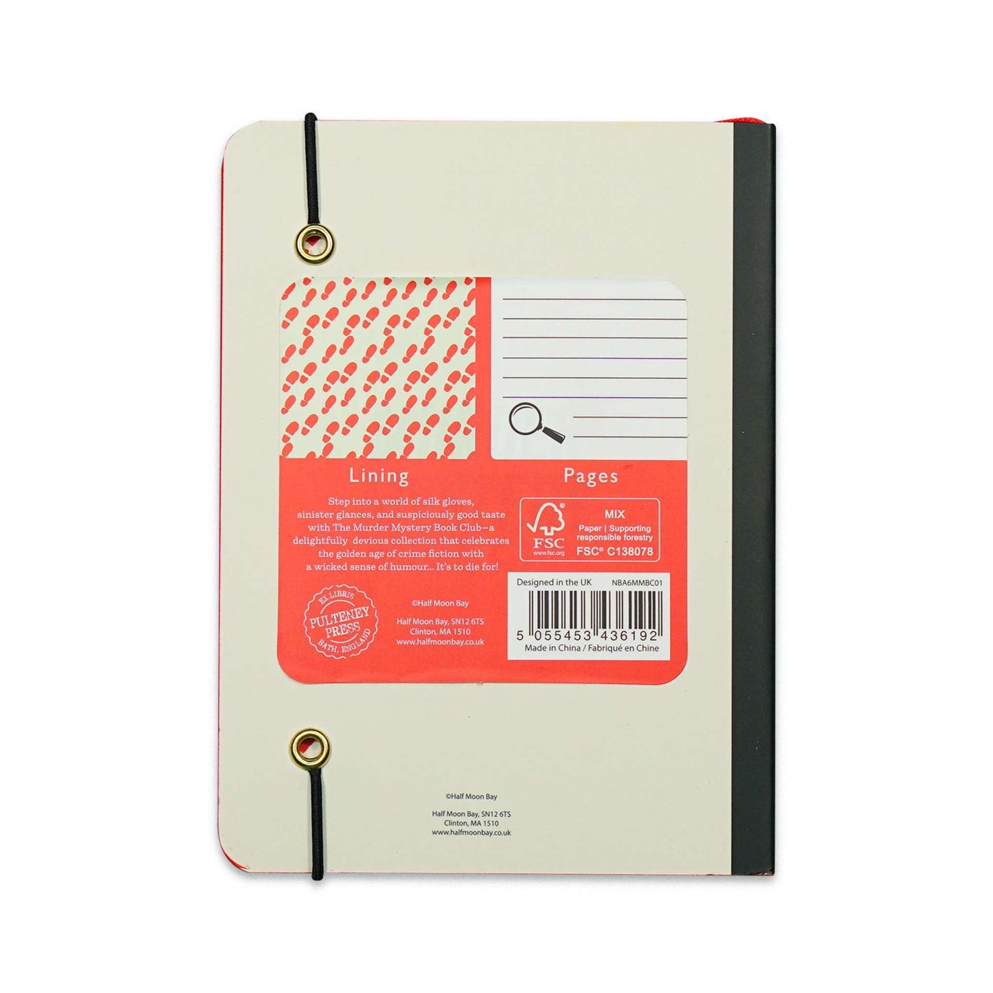 Carnet A6 souple Murder Mystery Book Club