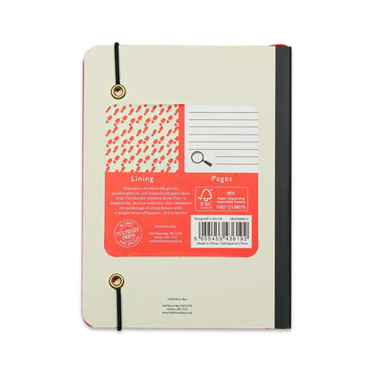 Carnet A6 souple Murder Mystery Book Club