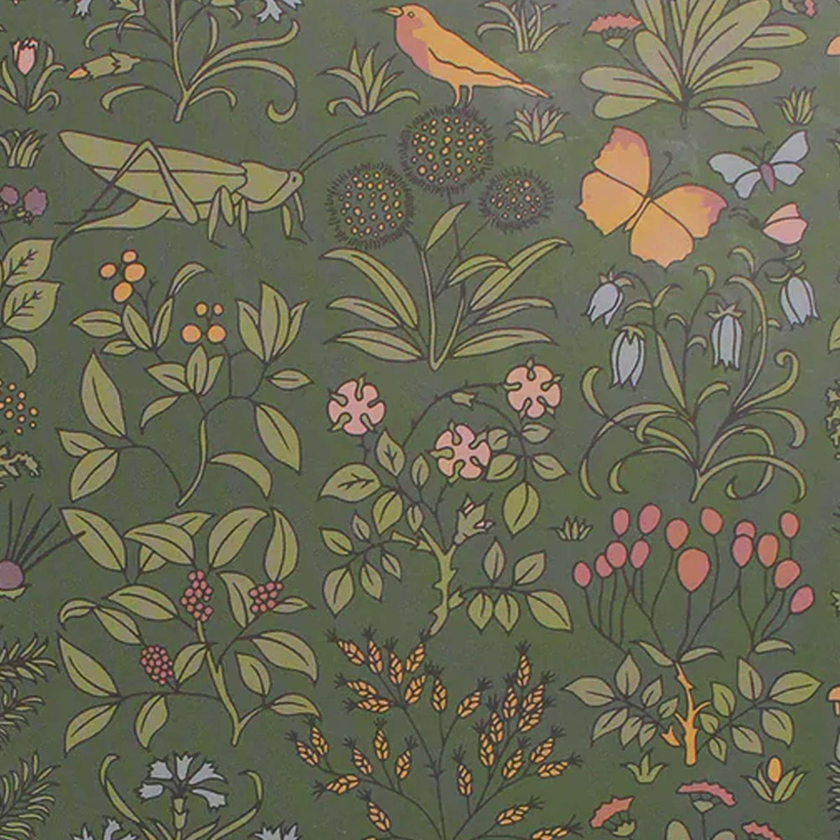 Carnet A6 avec stylo Voysey - Apothecary's Garden