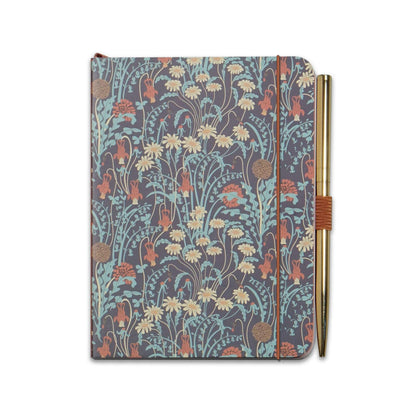 Carnet A6 avec stylo ACS Walter Crane - Meadow Flowers