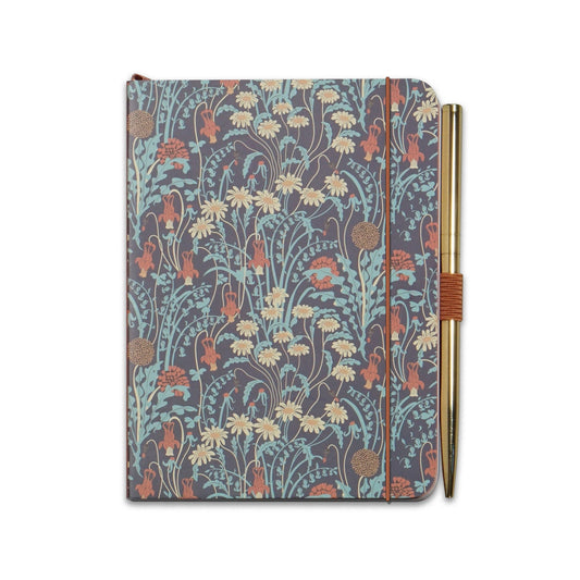 Carnet A6 avec stylo ACS Walter Crane - Meadow Flowers