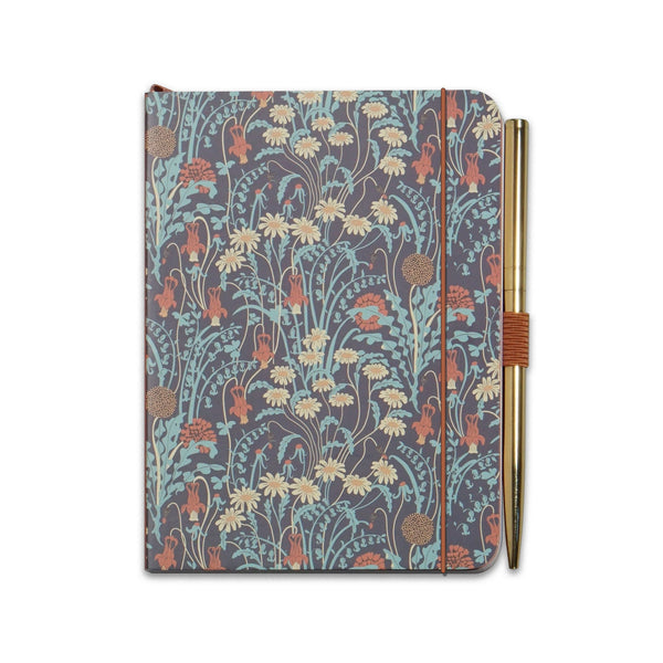 Carnet A6 avec stylo ACS Walter Crane - Meadow Flowers