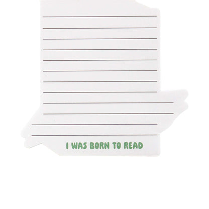 Carnet de poche découpé Pulteney Press - Born to Read