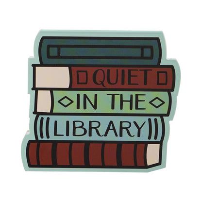 Carnet de poche découpé Pulteney Press - Quiet in Library