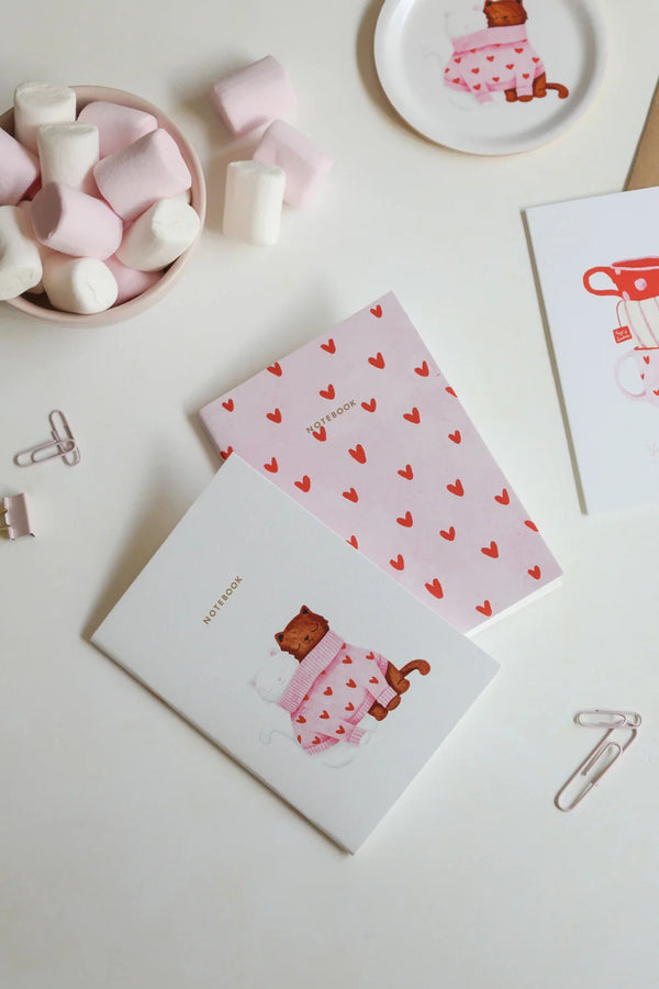 Duo Together Cats - Pocket Notebook A6 DUO