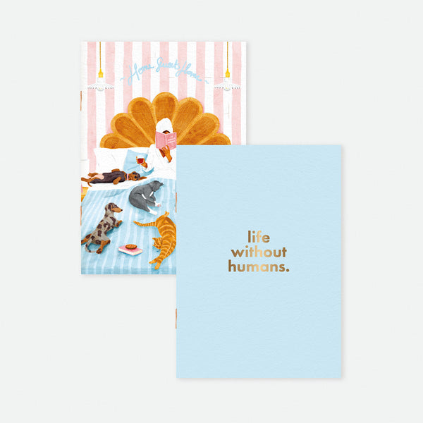 Duo Without Humans - Pocket Notebook A6 DUO