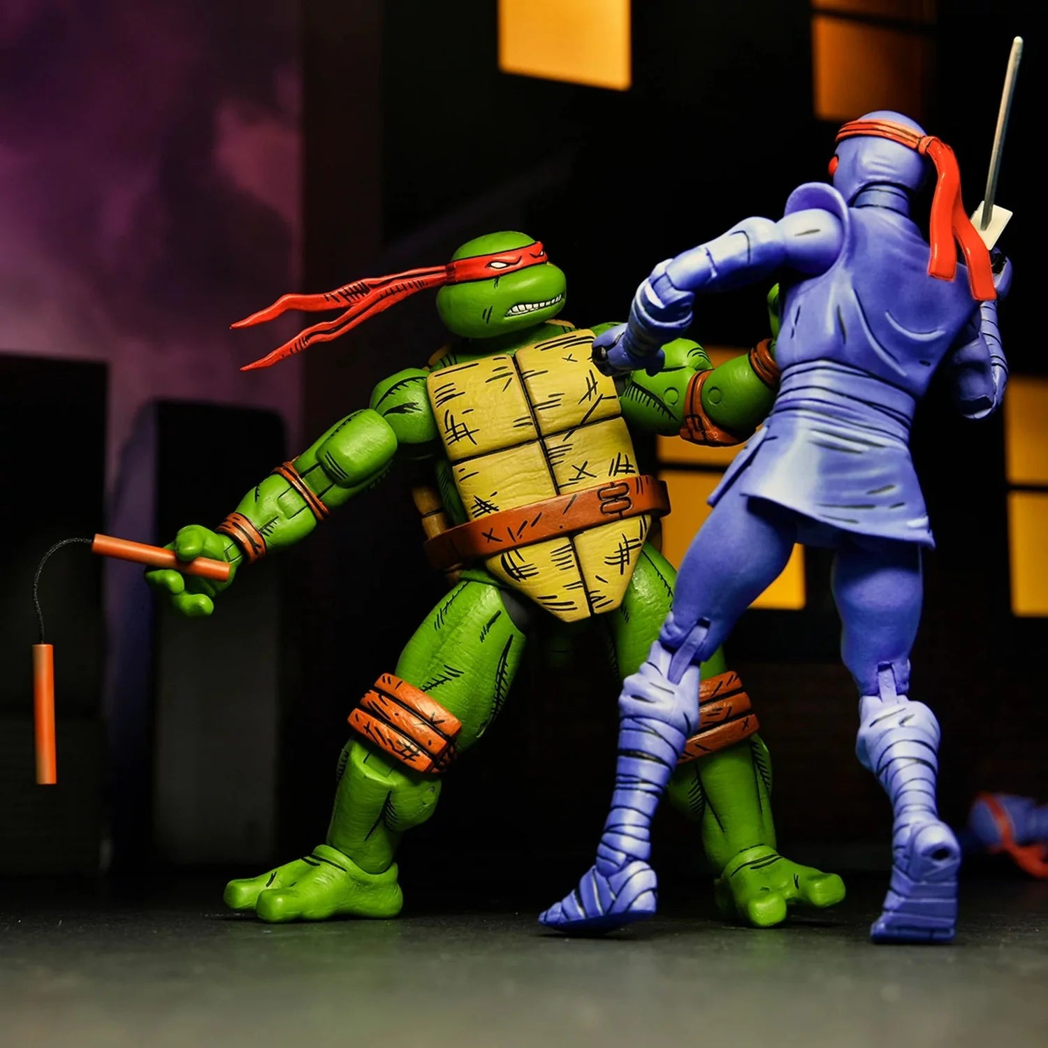 teenage mutant ninja turtles mirage comics 7 scale action figures michelangelo neca