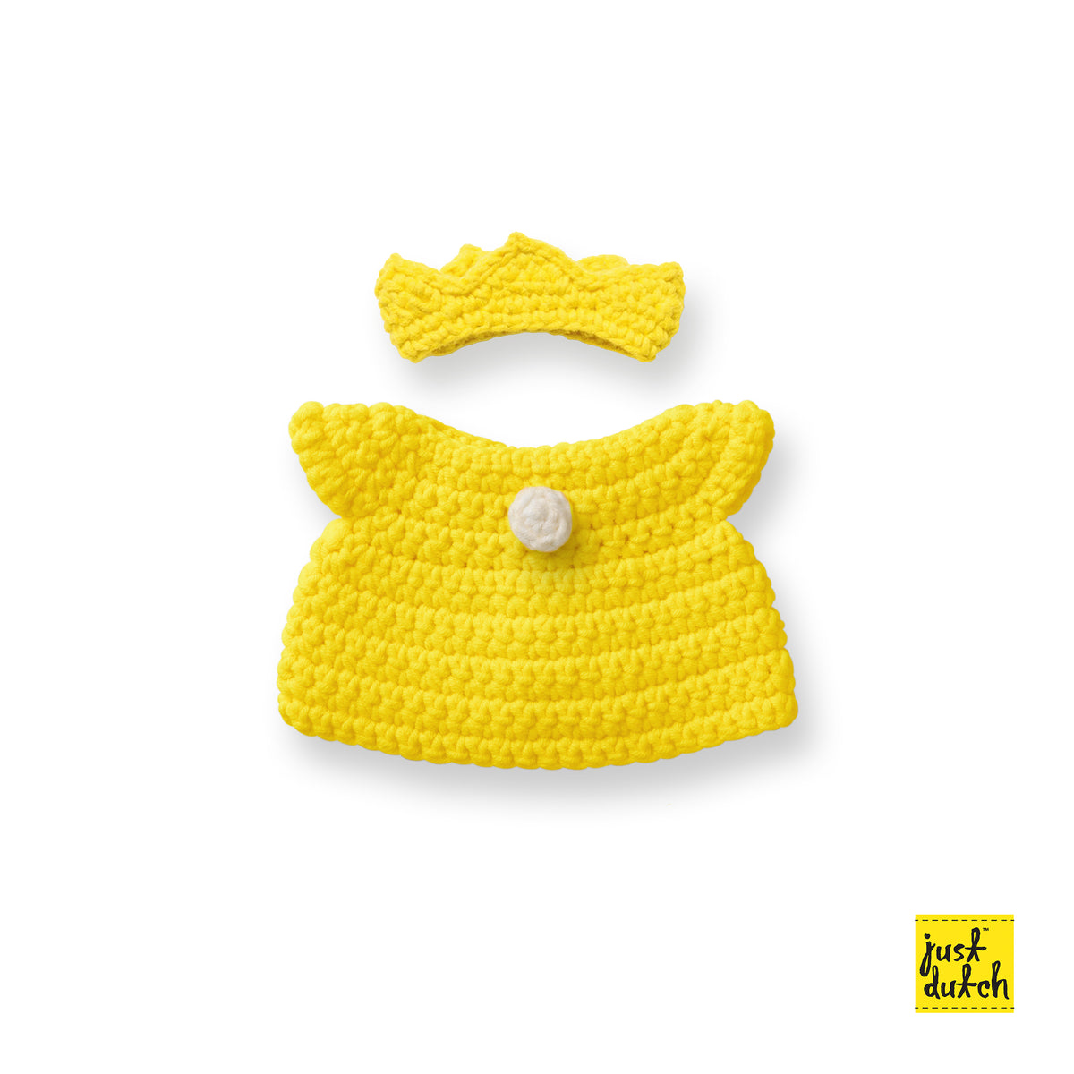 Gelbes Königinnen-Outfit