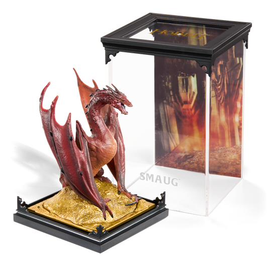 diorama smaug bilbon le hobbit figurine de collection noble collection