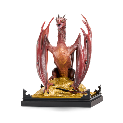 diorama smaug bilbon le hobbit figurine de collection noble collection