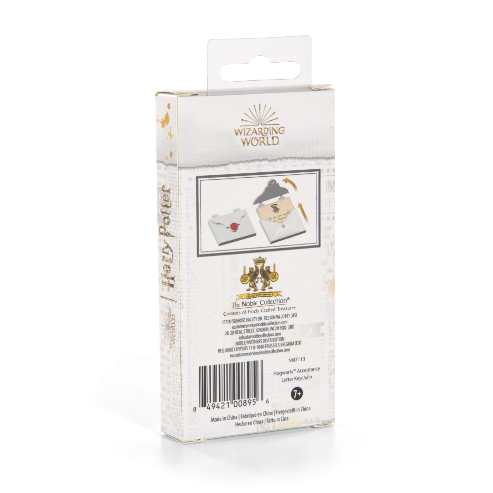 Porte-clés Harry Potter - Lettre d’acceptation Poudlard