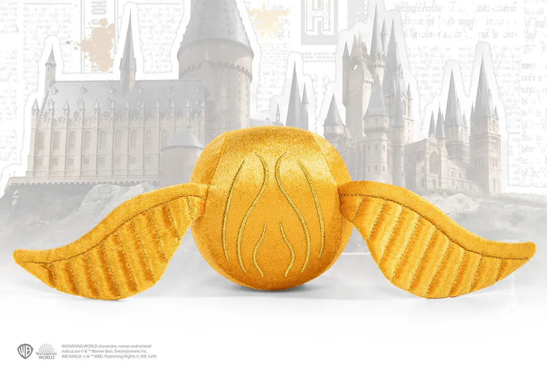 Peluche Harry Potter - Blason de Poudlard et Vif d’or
