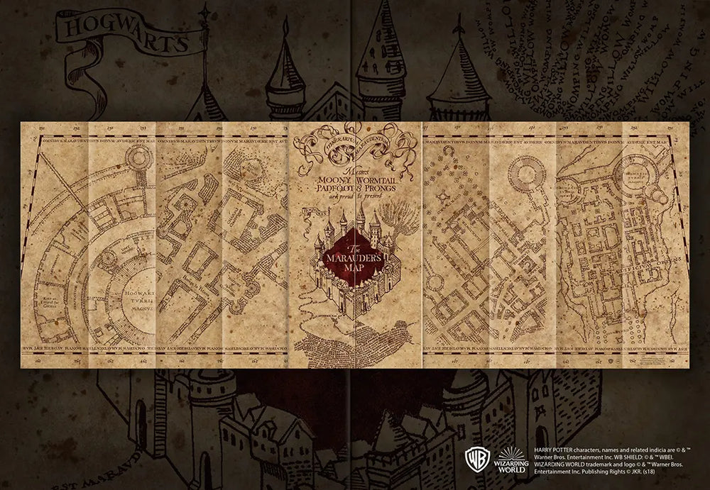 Puzzle di Harry Potter - Mappa del Malandrino