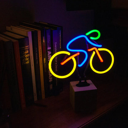 lampe neon cycliste locomocean