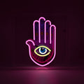 Neon todos vendo o olho