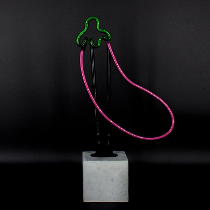 Lampe Néon Aubergine