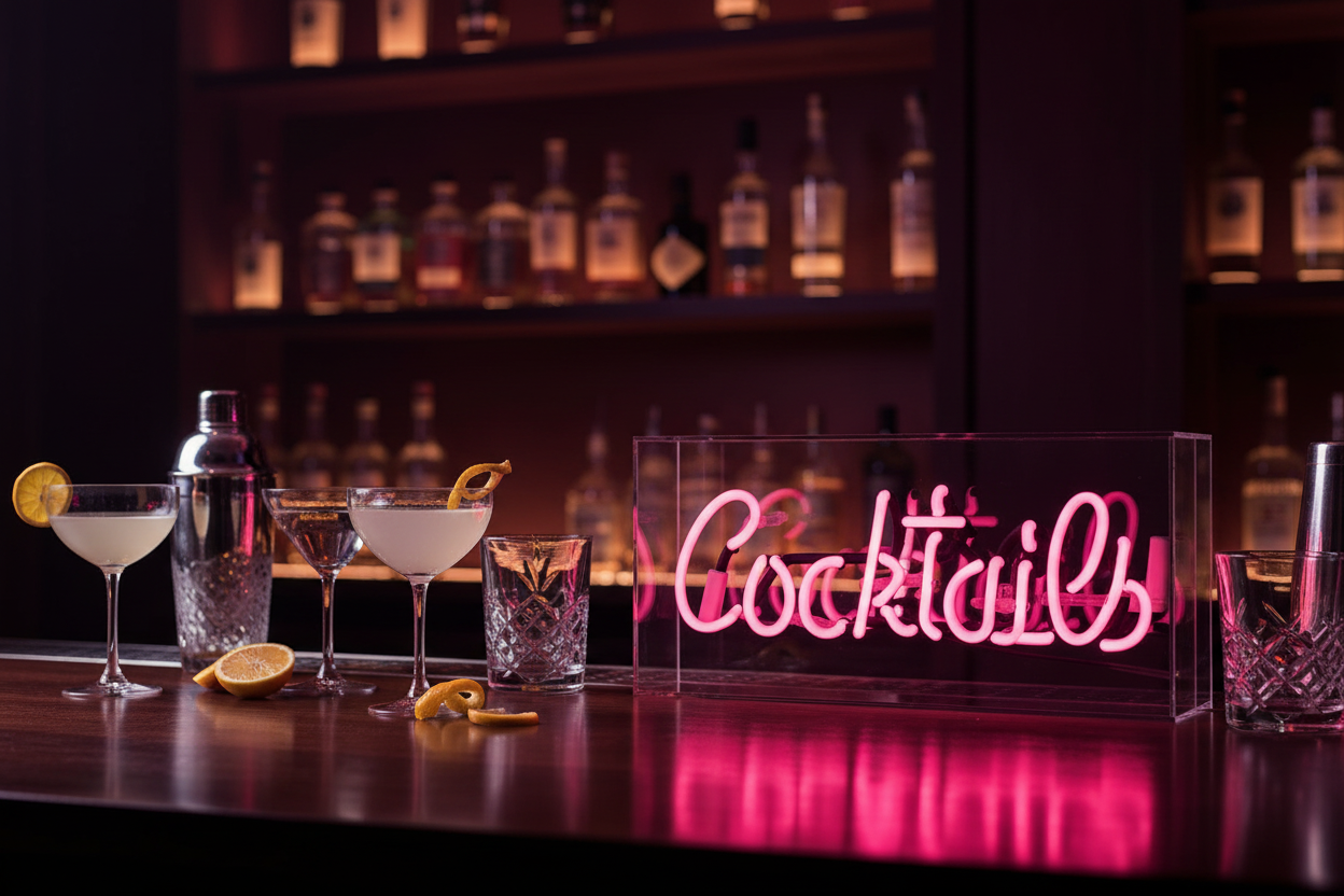 Néon COCKTAILS Rose