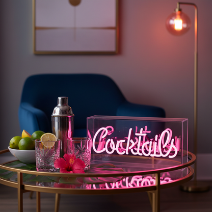 Néon COCKTAILS Rose