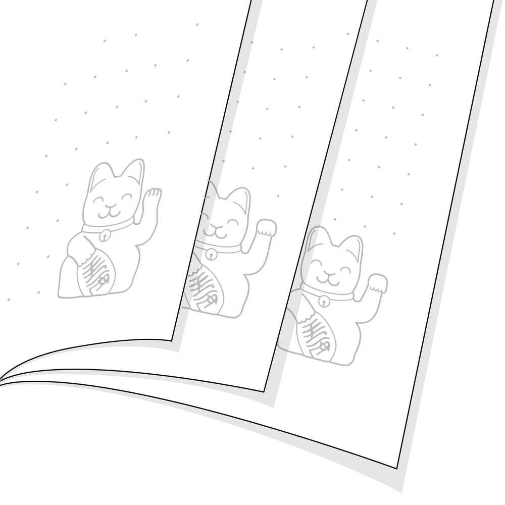 Notebook Lucky Cat Rosa
