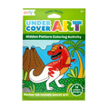 Cartes de coloriage à motifs cachés Undercover Art Dinosaures – Lot de 12 – OOLY