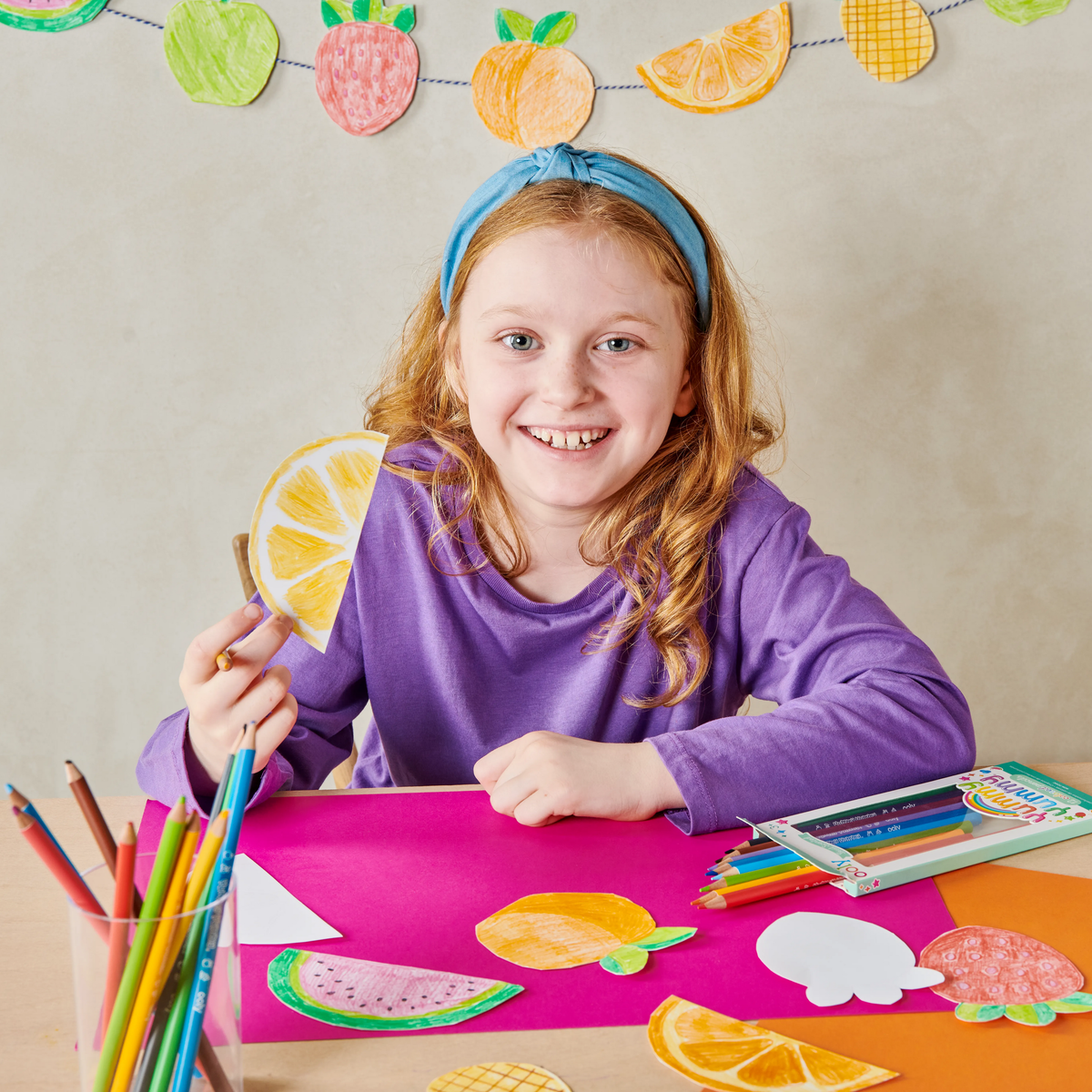 Yummy Yummy Fruit Scented Colored Pencils – Set of 12
