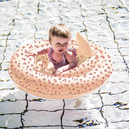 Baby Float - Old Pink - Leopard - 0/1 Years
