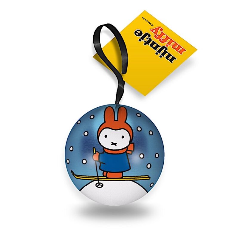 Kerstbal van Miffy Bunny 